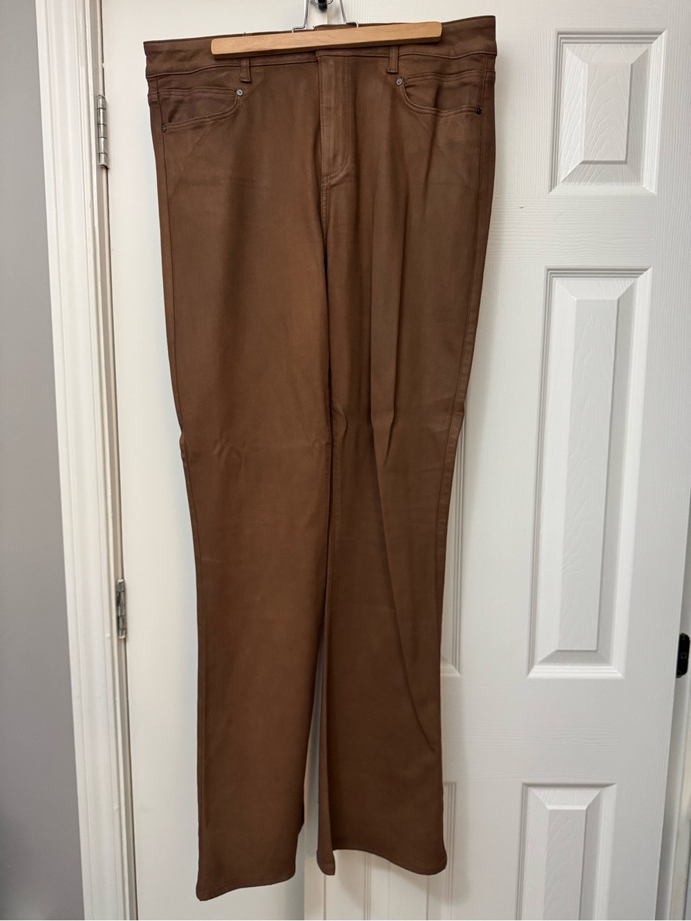PAIGE Women's Brown Boot Cut Pants
